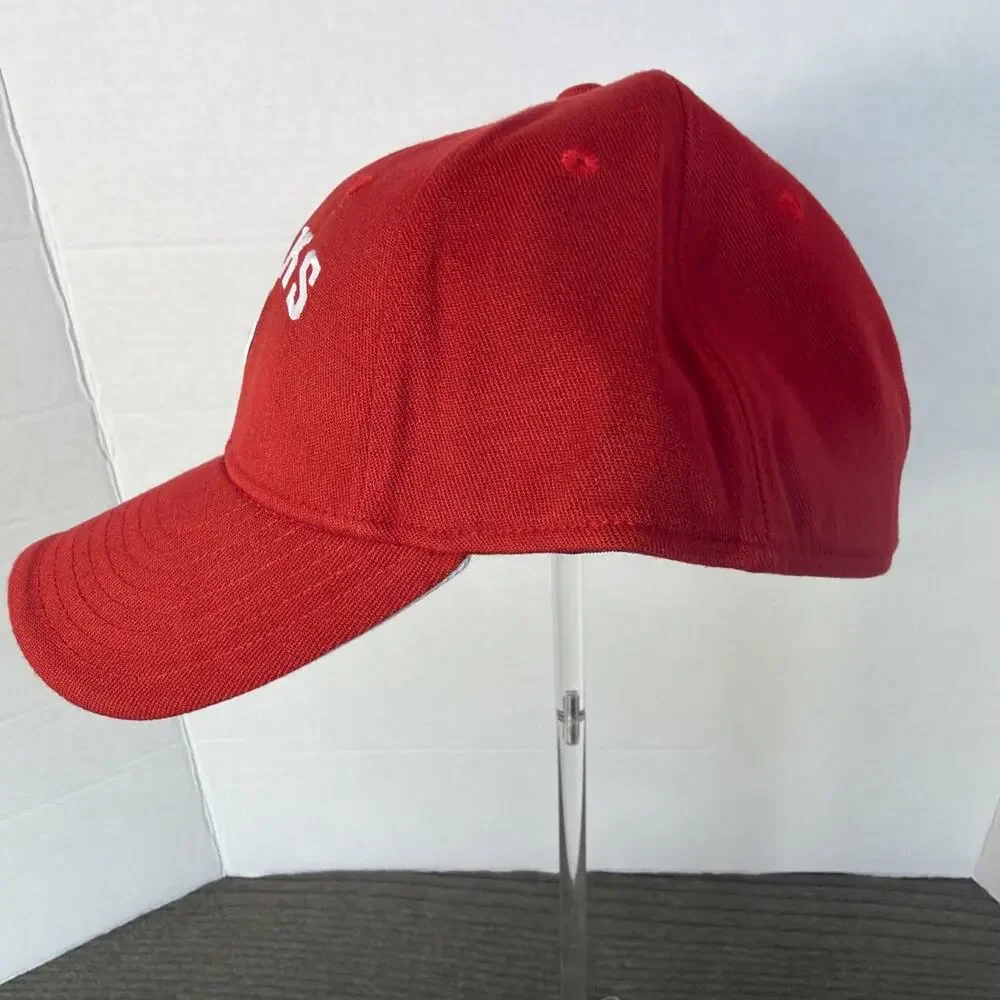 Deadstock 2006 NBA Elevation Milwaukee Bucks Burnt Red Fitted Hat M
